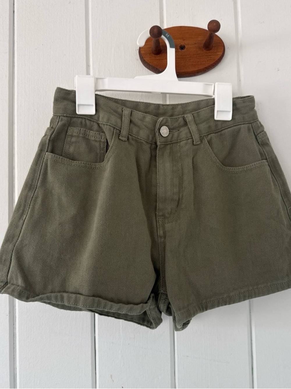 Mushroom Embroidered Shorts